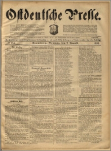 Ostdeutsche Presse. J. 22, 1898, nr 184