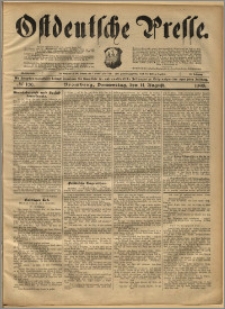 Ostdeutsche Presse. J. 22, 1898, nr 186