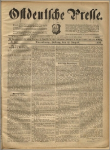 Ostdeutsche Presse. J. 22, 1898, nr 187