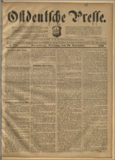 Ostdeutsche Presse. J. 22, 1898, nr 279