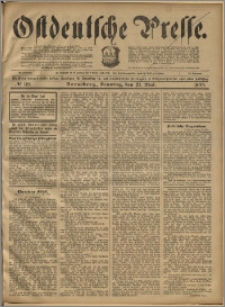 Ostdeutsche Presse. J. 23, 1899, nr 118