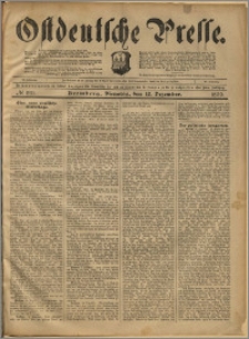 Ostdeutsche Presse. J. 23, 1899, nr 291