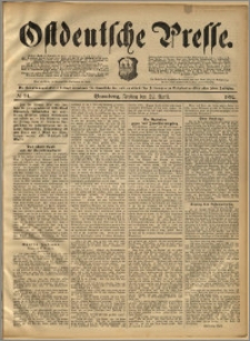 Ostdeutsche Presse. J. 16, 1892, nr 94