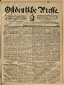 Ostdeutsche Presse. J. 16, 1892, nr 122