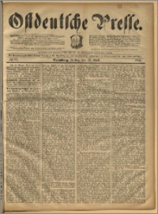 Ostdeutsche Presse. J. 18, 1894, nr 91