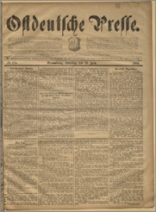 Ostdeutsche Presse. J. 19, 1895, nr 134