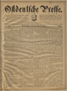 Ostdeutsche Presse. J. 19, 1895, nr 190