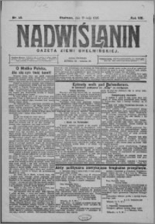 Nadwiślanin. Gazeta Ziemi Chełmińskiej, 1926.05.19 R. 8 nr 40