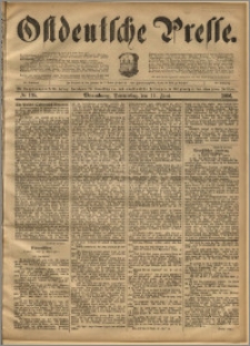 Ostdeutsche Presse. J. 20, 1896, nr 135