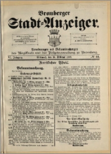 Bromberger Stadt-Anzeiger, J. 6, 1889, nr 14