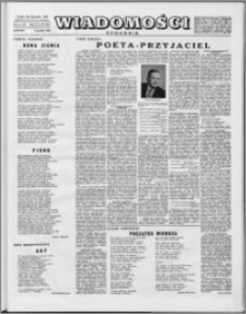 Wiadomości, R. 9 nr 49 (453), 1954