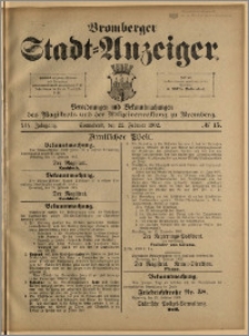 Bromberger Stadt-Anzeiger, J. 19, 1902, nr 15