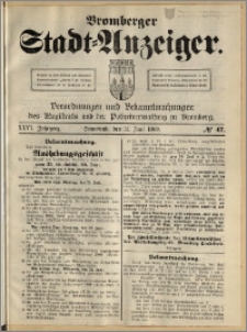 Bromberger Stadt-Anzeiger, J. 26, 1909, nr 47