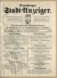 Bromberger Stadt-Anzeiger, J. 26, 1909, nr 77