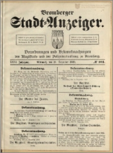 Bromberger Stadt-Anzeiger, J. 26, 1909, nr 104