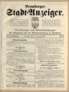 Bromberger Stadt-Anzeiger, J. 27, 1910, nr 5