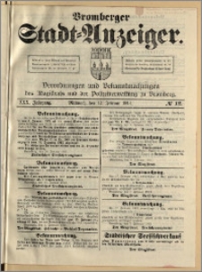 Bromberger Stadt-Anzeiger, J. 30, 1913, nr 12