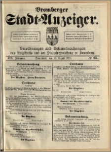 Bromberger Stadt-Anzeiger, J. 30, 1913, nr 65