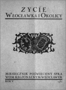 Życie Włocławka i Okolicy 1930, Marzec - Kwiecień, nr 3-4