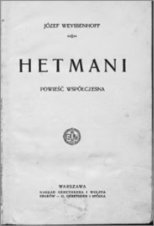 Hetmani : powieść współczesna