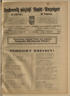 Bromberger Stadt-Anzeiger, J. 37, 1920, nr 59