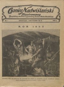 Goniec Nadwiślański Ilustrowany : bezpłatny dodatek tygodniowy Gońca Ndwiślańskiego 1931.01.25 R.5 nr 4