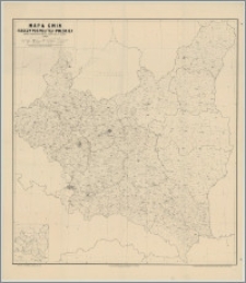 Mapa gmin Rzeczypospolitej Polskiej : podział administracyjny według stanu z dnia 1 IV 1938 roku