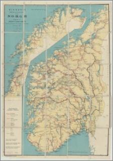 Bennett's Touristkart over Norge
