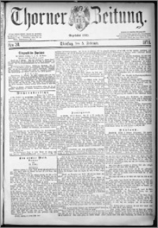 Thorner Zeitung 1878, Nro. 30