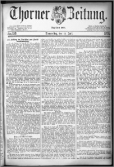 Thorner Zeitung 1878, Nro. 159