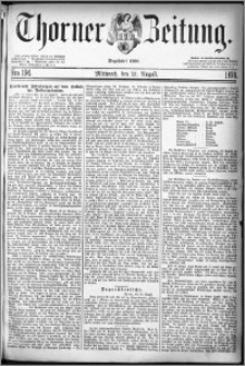 Thorner Zeitung 1878, Nro. 194