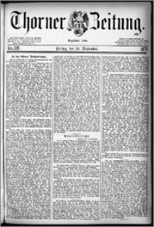 Thorner Zeitung 1878, Nro. 220