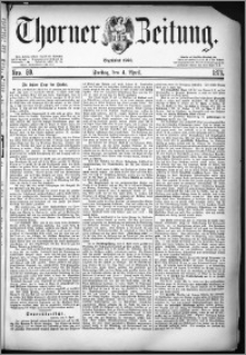 Thorner Zeitung 1879, Nro. 80