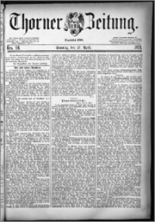 Thorner Zeitung 1879, Nro. 98