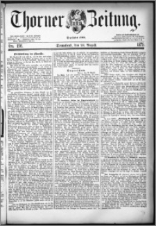 Thorner Zeitung 1879, Nro. 196