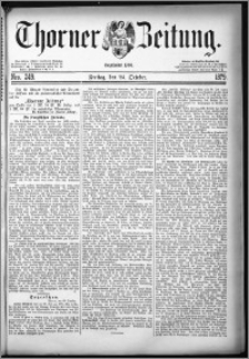 Thorner Zeitung 1879, Nro. 249