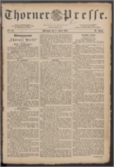 Thorner Presse 1884, Jg. II, Nro. 80