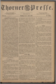 Thorner Presse 1884, Jg. II, Nro. 85