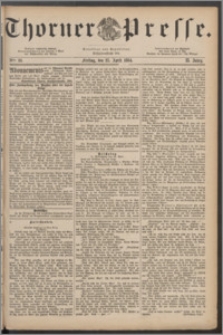 Thorner Presse 1884, Jg. II, Nro. 98