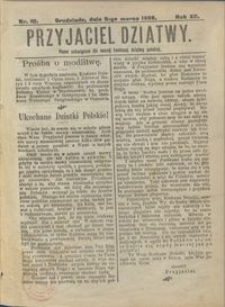Przyjaciel Dziatwy : pismo poświęcone dla naszej kochanej dziatwy polskiej 1906.03.08 nr 10