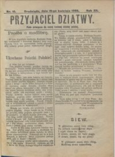 Przyjaciel Dziatwy : pismo poświęcone dla naszej kochanej dziatwy polskiej 1906.04.19 nr 16