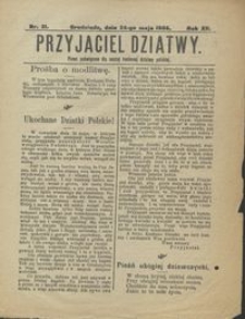 Przyjaciel Dziatwy : pismo poświęcone dla naszej kochanej dziatwy polskiej 1906.05.24 nr 21