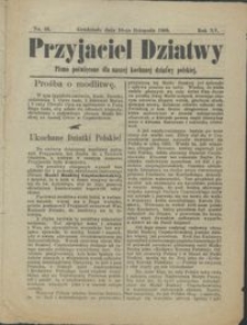 Przyjaciel Dziatwy : pismo poświęcone dla naszej kochanej dziatwy polskiej 1909.11.16 nr 46