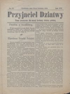 Przyjaciel Dziatwy : pismo poświęcone dla naszej kochanej dziatwy polskiej 1910