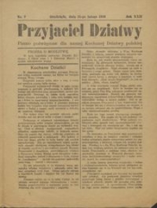 Przyjaciel Dziatwy : pismo poświęcone dla naszej kochanej dziatwy polskiej 1916.02.15 nr 7