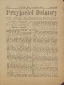 Przyjaciel Dziatwy : pismo poświęcone dla naszej kochanej dziatwy polskiej 1917.08.07 nr 29