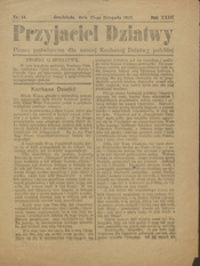 Przyjaciel Dziatwy : pismo poświęcone dla naszej kochanej dziatwy polskiej 1917.11.27 nr 44