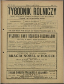 Tygodnik Rolniczy 1924, R. 8 nr 19/20