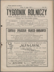 Tygodnik Rolniczy 1928, R. 12 nr 7/8