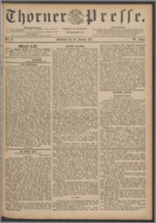 Thorner Presse 1887, Jg. V, Nro. 21 + Beilagenwerbung